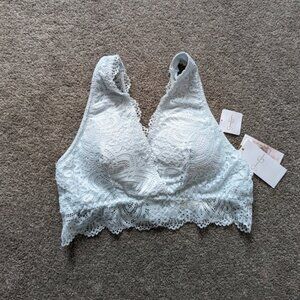 Jessica Simpson teal color bralette bra size 36B BNWT NEW